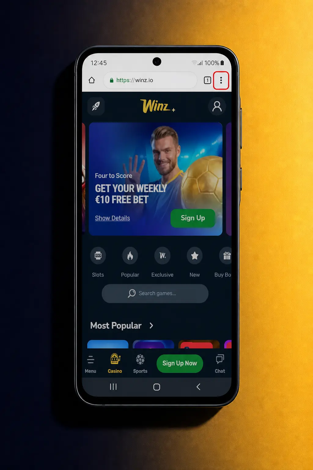 Step-by-step guide to download and install the Winz APK on Android devices for casino and sportsbook access.