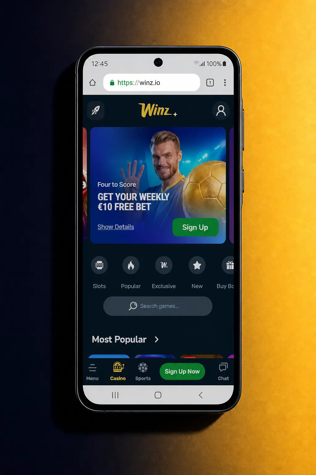 Step-by-step guide to download and install the Winz APK app on Android devices for casino and sportsbook access.