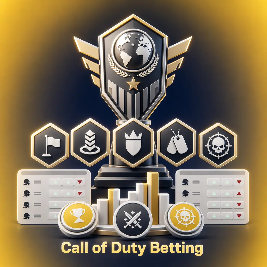 Call of Duty League betting odds for CDL Championship, Majors I-III, and Kickoff Classic matches.