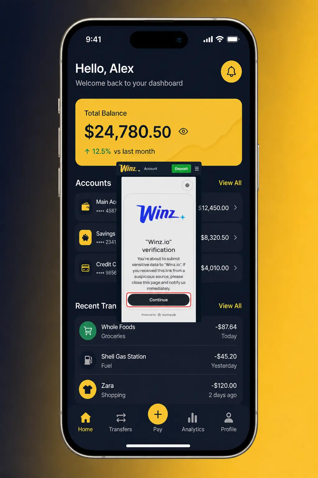 Step-by-step guide showing how to register, deposit crypto, and place an esports bet at Winz