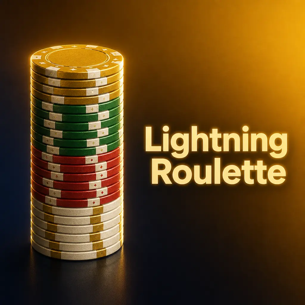 Lightning Roulette by Evolution: European roulette with up to five Lucky Numbers and multipliers up to 500x per round.