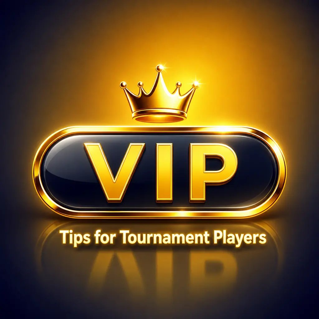 Tips for tournament players: check rules, qualifying games, leaderboard, bankroll limit, end time, and prize pool before competing.