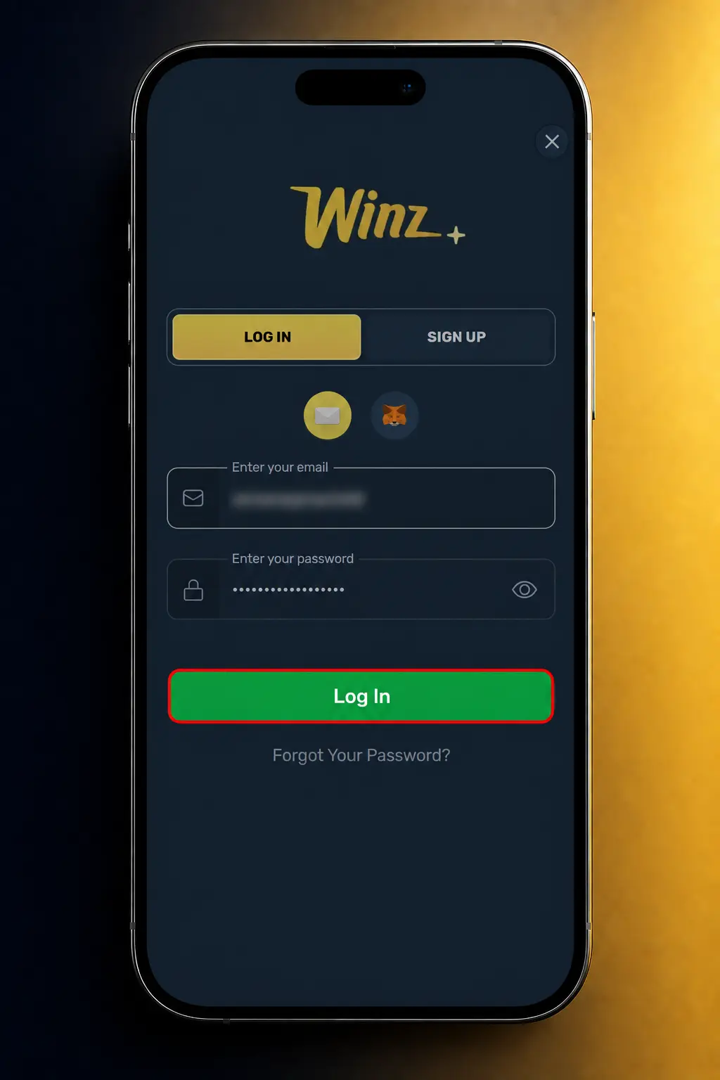 Step-by-step guide showing how to withdraw money from your Winz account using Bitcoin, Visa, or Skrill